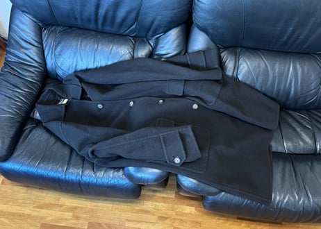 salvatore ferragamo virgin wool long coat