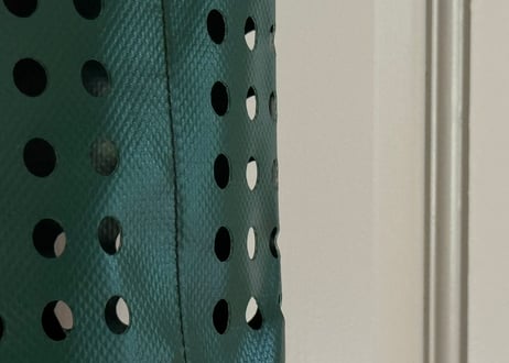 dries van noten punching logo bag