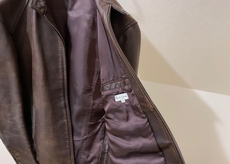 paul smith leather jacket