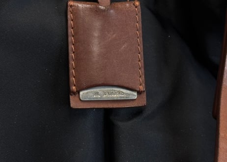 jilsander “本人期” leather logo bag