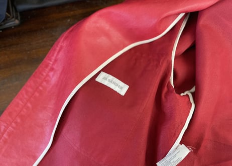 jilsander leather jacket