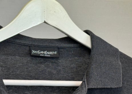 yves saint laurent YSL logo polo shirt