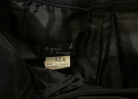 agnesb made in flance line wide trousers