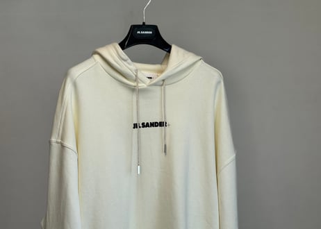 jilsander oversize logo hoodie dead stock