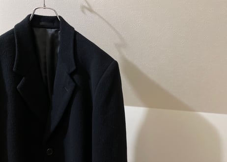 90s cashmere wool hesterfield coat