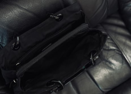 prada nylon logo bag