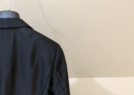 jil sander double jacket black