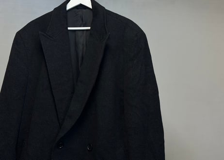 cashmere double long coat #J