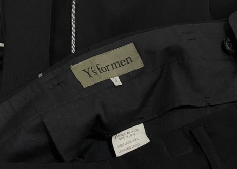 ys for men side line wide trousers