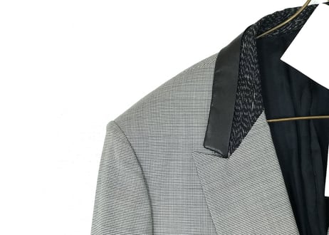 2014aw balenciaga leather lapel  tailored jacket dead stock