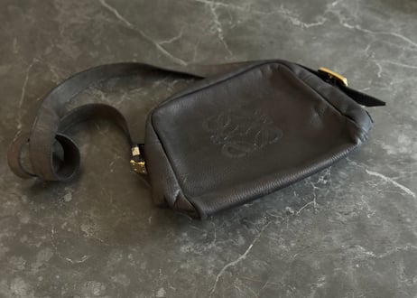 loewe anagram leather shoulder bag #1