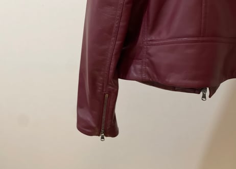 lanvin 2017aw leather jacket dead stock