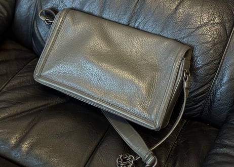 bottega veneta leather Intrecciato shoulder bag