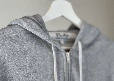 play comme des garcons zip up hoodie