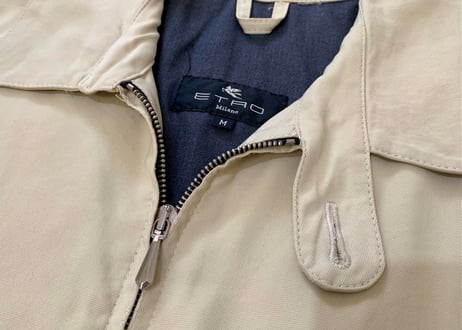etro neck strap blouson