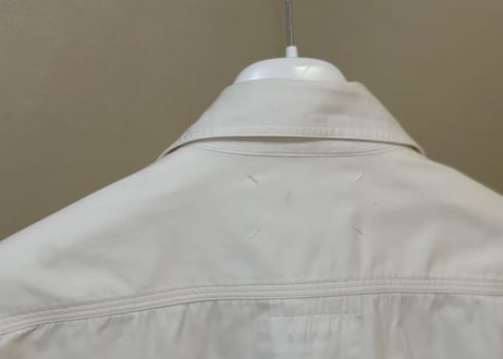 maison margiela "replica" work shirt
