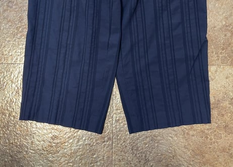 gianfranco ferre stripe eazy wide pants