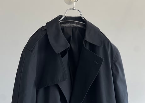 double black trench coat