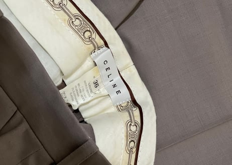 celine trousers light purple