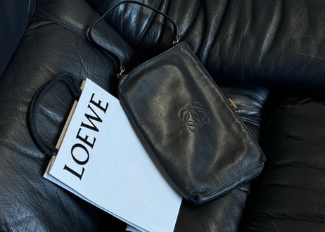 loewe anagram leather bag