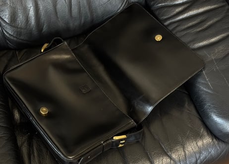 loewe anagram leather shoulder bag
