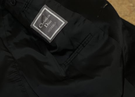 christian dior tuxedo set up suit ♯2