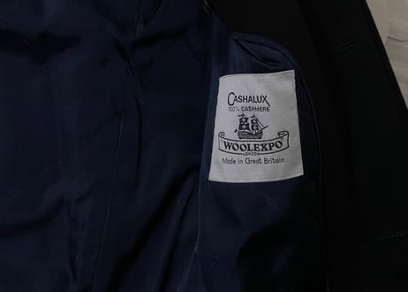 80-90s made in England cashmere coat