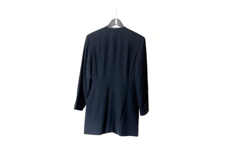 dkny no collar jacket