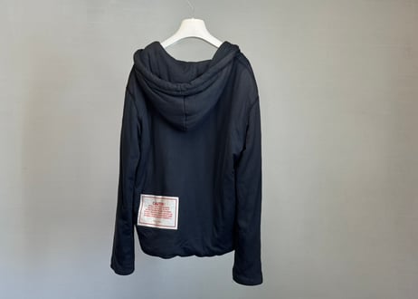 maison margiela drawstrings "中綿" hoodie