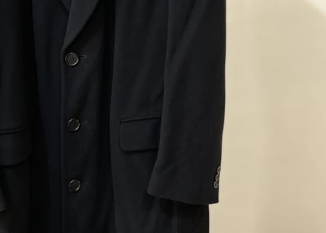 giorgio armani  virgin wool chesterfield coat