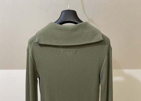 jilsander + quarter zip knit dead stock
