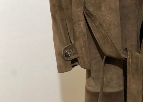 loewe leather coat
