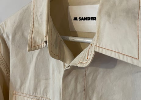 jil sander dechatterable cotton jacket