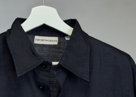 emporio armani overt size rinen shirt