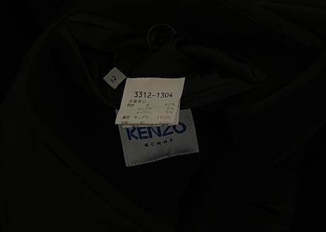 kenzo cashmere wool high neck coat