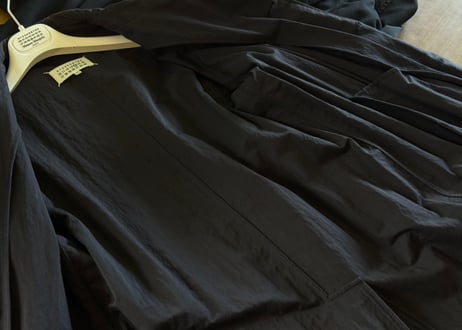 maison margiela pleats coat