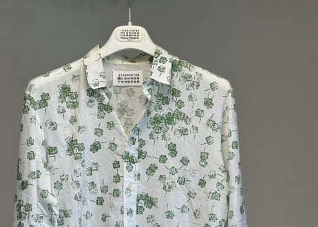maison margiela "ここのえ期" rose shirt