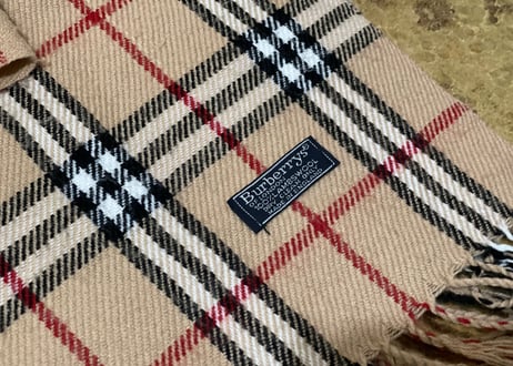 burbery made in England muffler