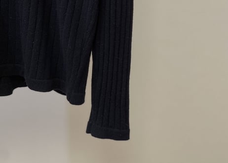 hermes virgin wool half zip knit