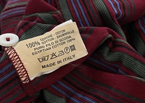 80-90s lanvin made in Italy border polo shirt