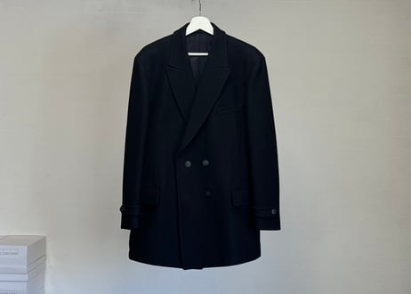 yves saint laurent rive gauche cashmere leather coat