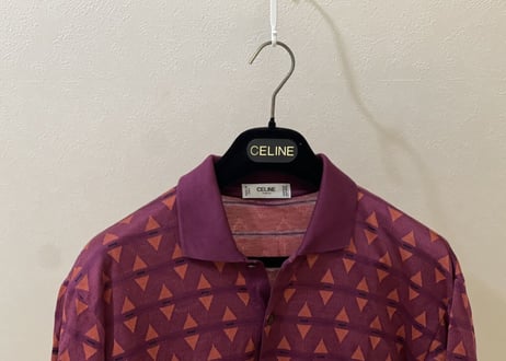 80-90s celine made in Italy polo shirt