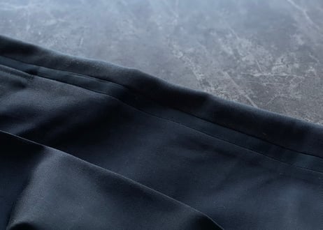 saint laurent black peaked lapel set up suit
