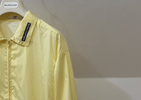 balenciaga logo nylon jacket
