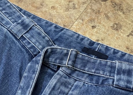 prada denim shorts