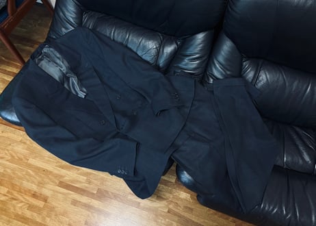 balenciaga double set up suit