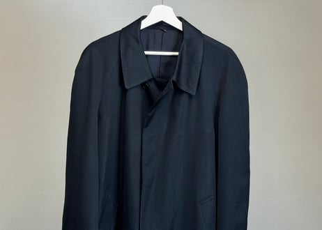 yves saint laurent silk wool coat