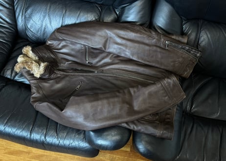 burberry leather jacket