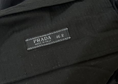 prada mohair trousers