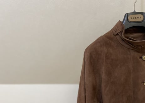 80s loewe leather jacket
